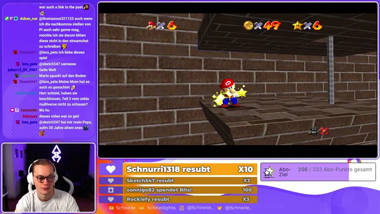 Mein 1. Mal Mario 64 100% (es wird PEINLICH)