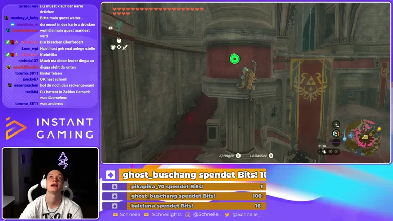 Reactions, das Schloss und alle Erinnerungen in TotK!