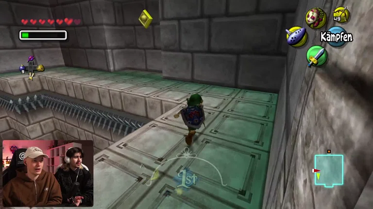 Es ist ja nur gerade aus