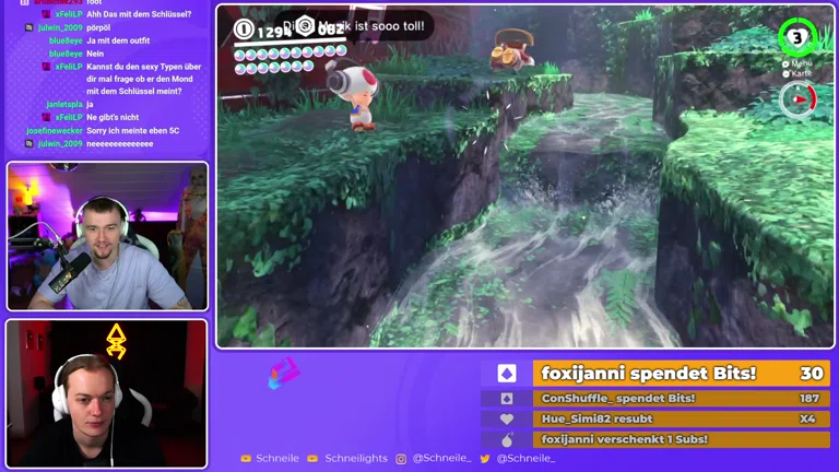 Mario Odyssey 100% Koop mit Dävid, danach Hyruleguessr mit Linkatzo :D