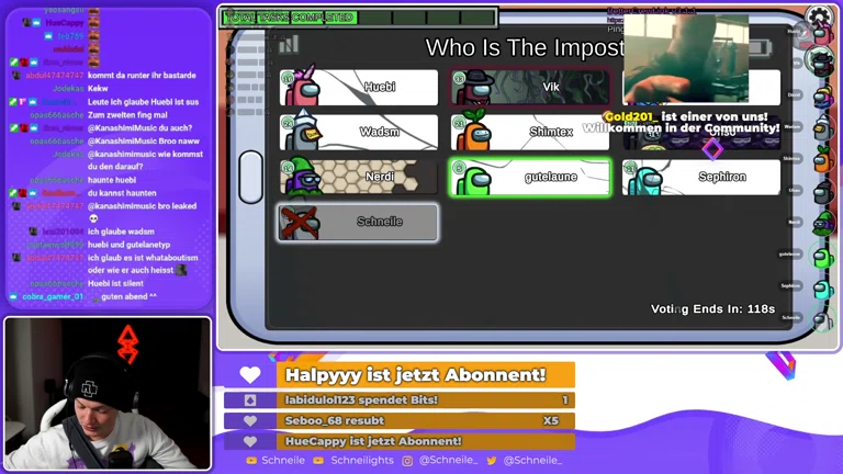 Schneile luuutscht Teebeutel