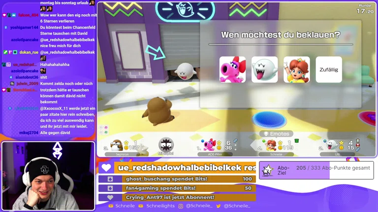 Mario Party mit Dävid, Sephi & Ulti! Danach noch bisschen Zelda Echoes :D